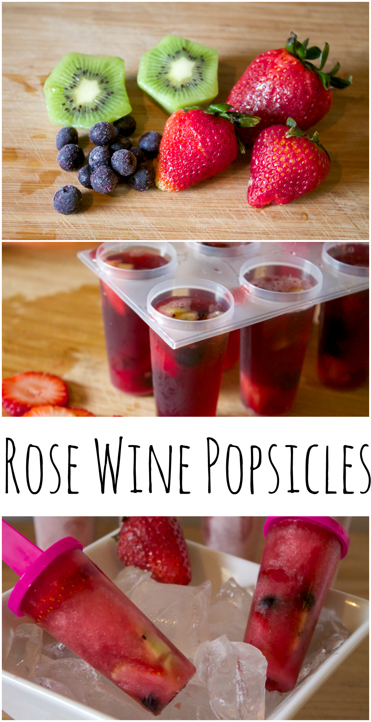 rose wine popsicles 