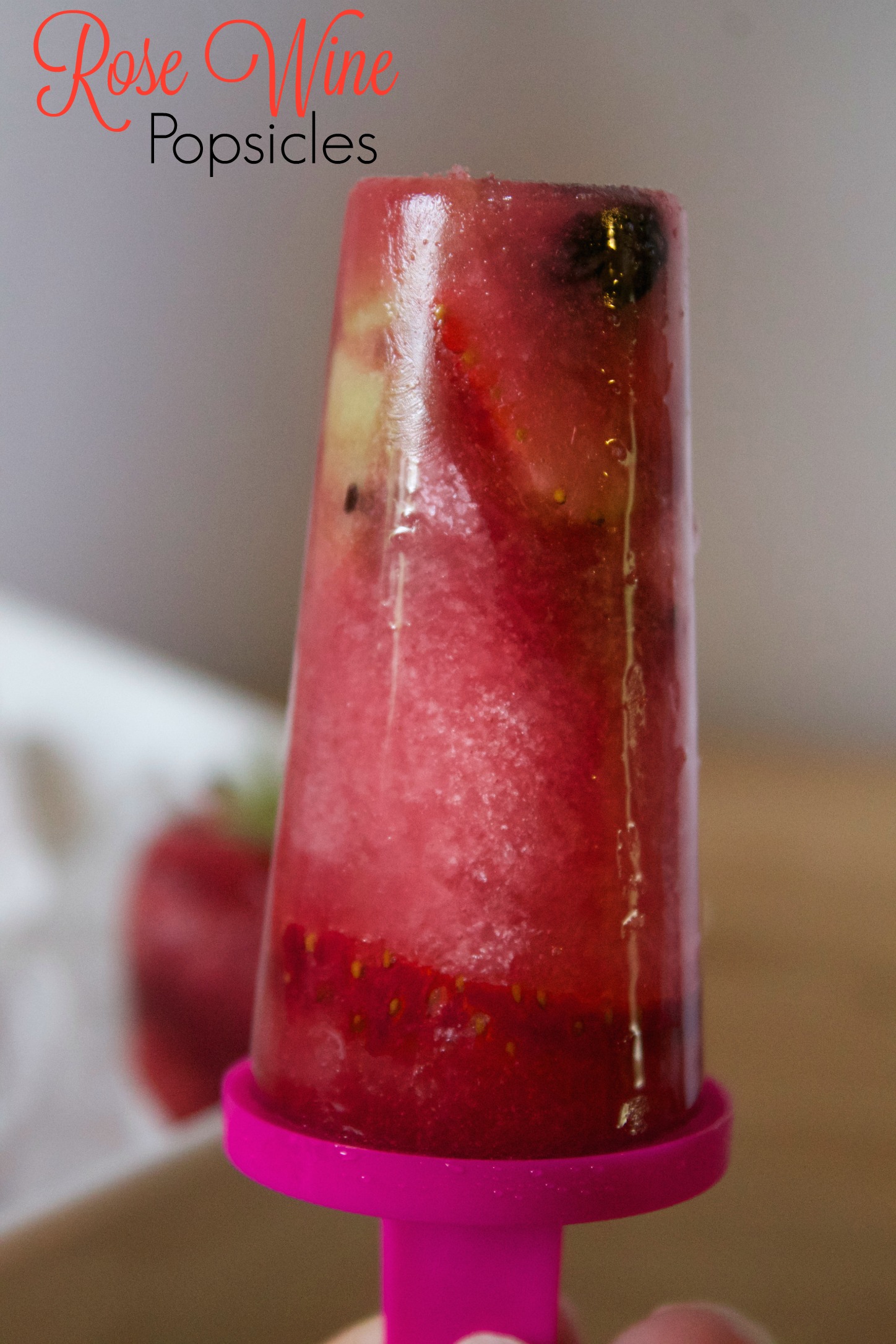 rose wine popsicles 